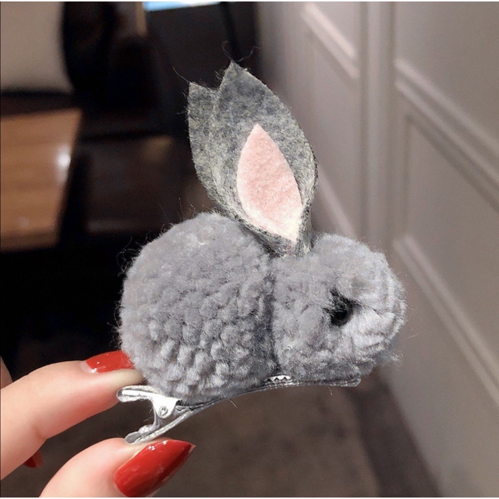Kẹp tóc thiết kế thỏ bông 3D dễ thương thời trang cho bé gái🍀FREESHIP🍀Dây buộc tóc cho bé hình thú kute