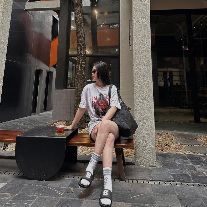 Quần Biker Amiri Nam Pha Rách vá trắngTag Đá Cực Đỉnh