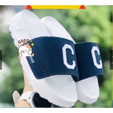 !! Dép c.o.v.e.r.n.a.t Đế IP Kiểu Dáng Quai Ngang Logo Chữ C Phong Cách Thời Trang Hàng Chuẩn Loại 1 !!