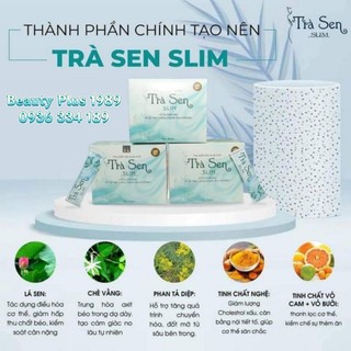 [CHÍNH HÃNG]GIẢM CÂN TRÀ SEN SLIM 30 GÓI (1 HỘP)