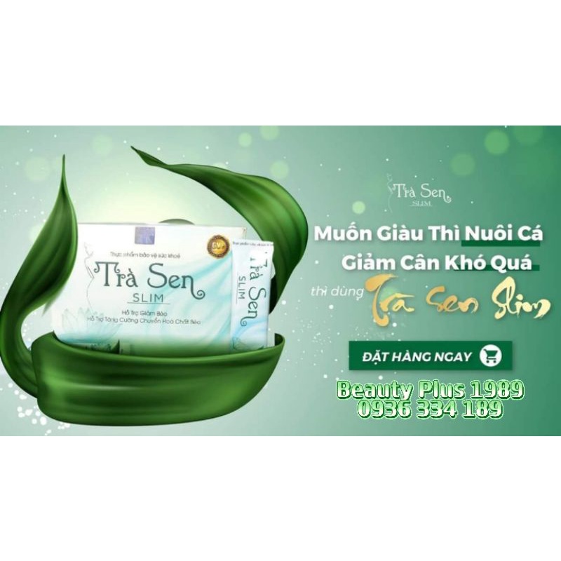 [CHÍNH HÃNG]GIẢM CÂN TRÀ SEN SLIM 30 GÓI (1 HỘP)