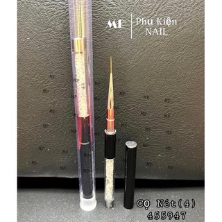 Cọ nét - cọ râu cán đá đen ( xịn) vẽ móng tay chân