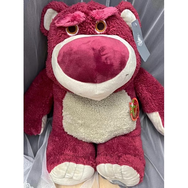Gấu Dâu Lotso Ngồi ,Thơm Mùi Dâu, Có Mộc Chân