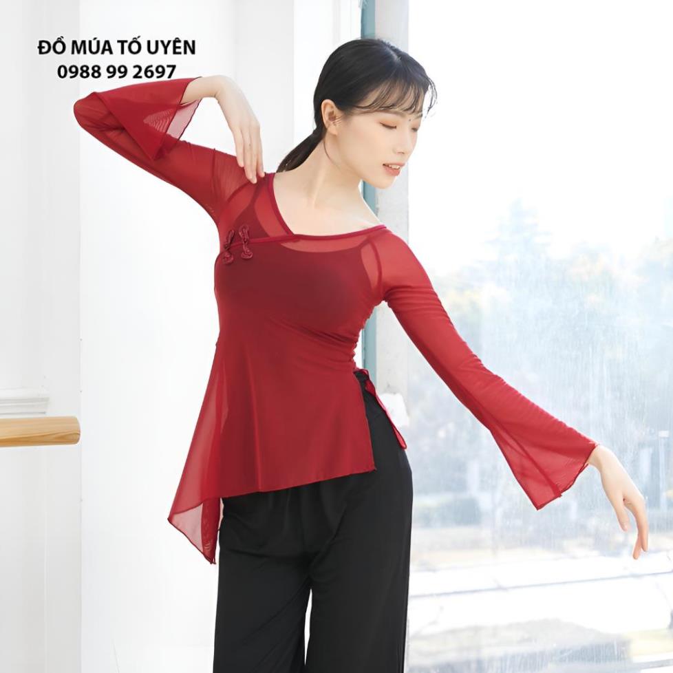 Áo lưới múa cổ trang Trung Quốc - Đồ Múa Tố Uyên