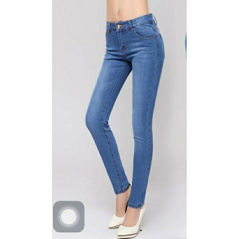 Quần Bò Denim Quần Jean Nữ Co Giãn Cao Cấp-Jean Nữ Lưng Cao Size 25-35