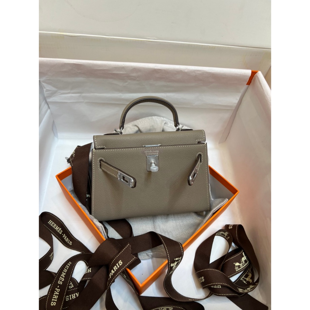 Túi Xách nữ Kelly da bò tấm, túi đeo chéo nữ thời trang, chất liệu da bò epsom,full hóa đơn box, bảo hành 12 tháng