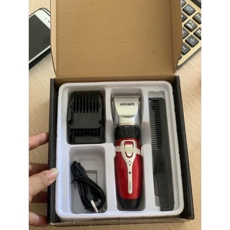 Tông đơ cắt tóc JICHEN - Bộ tông đơ máy cắt tóc nam nữ tại nhà