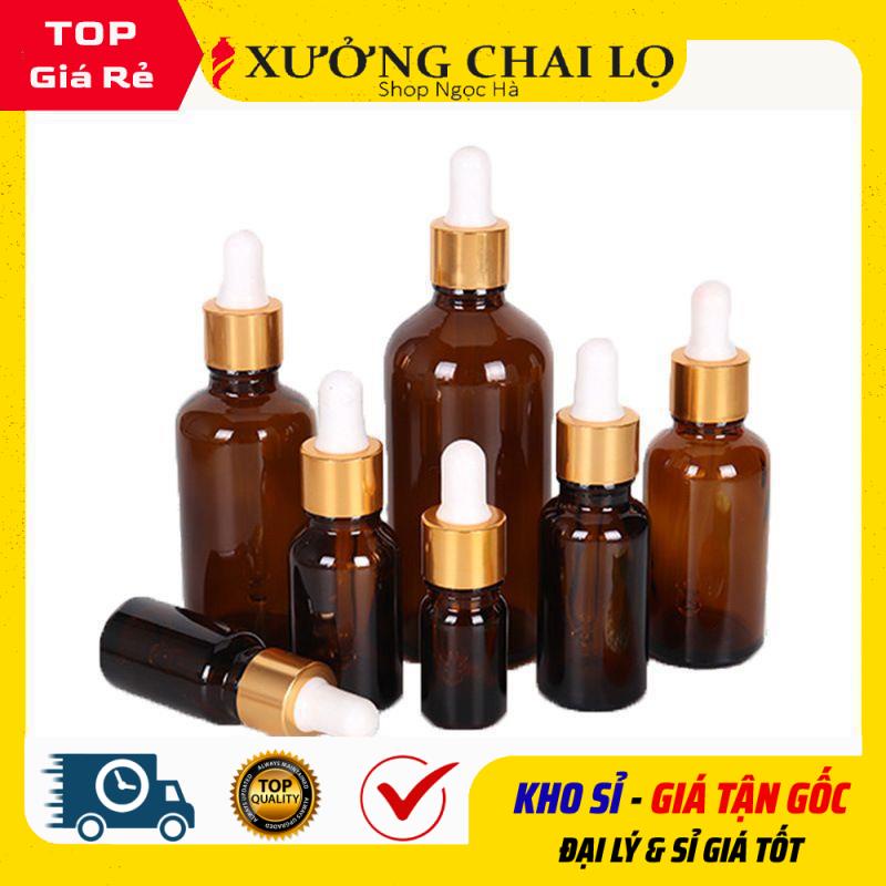 Lọ Chiết Serum ❤ GIÁ RẺ NHẤT ❤ Lọ đựng tinh dầu 15ml,20ml Dày bóp giọt (nhiều màu) chiết serum , phụ kiện du lịch