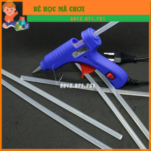 Combo súng bắn keo + 10 cây nến cỡ nhỏ loại tốt