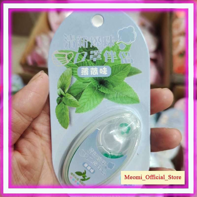 Viên thơm khẩu trang, hạt thơm khẩu trang - hộp 100 viên