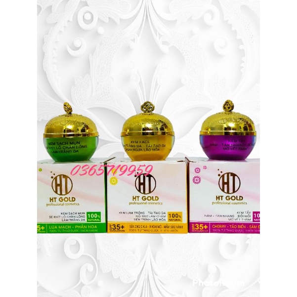 kem HT gold đủ công dụng hộp 15g