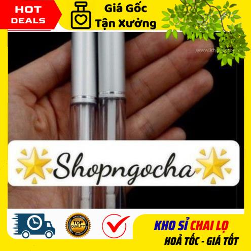 Vỏ Lip Môi 3.5ml nắp bạc đựng son kem, dầu dừa