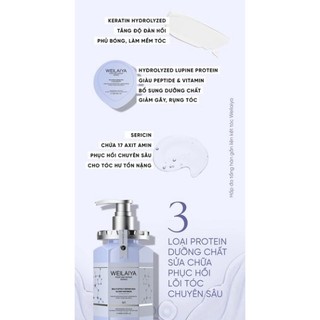 ( Tặng Mũ Hấp ) Dầu Hấp Tóc Phục Hồi Weilaiya 450ml