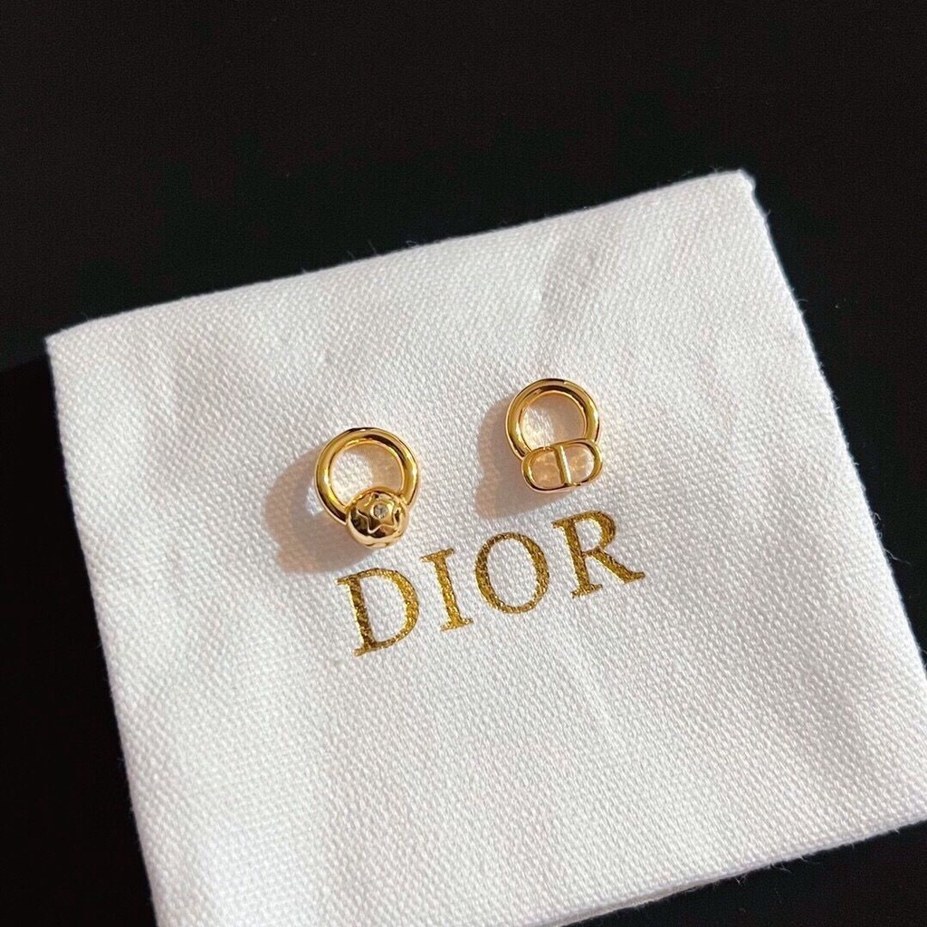 Xiaoxiangfeng Bông Tai Mạ Bạc 925 Hình Đĩa CD mini Đơn Giản Chất Lượng Cao