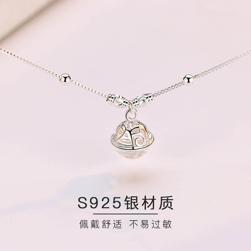 Lắc Chân Mạ Bạc 2023 Đính Chuông Cổ Điển Quyến Rũ Thời Trang Cho Nữ