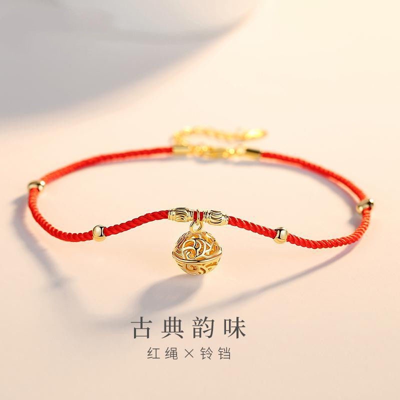 Lắc Chân Mạ Bạc 2023 Đính Chuông Cổ Điển Quyến Rũ Thời Trang Cho Nữ