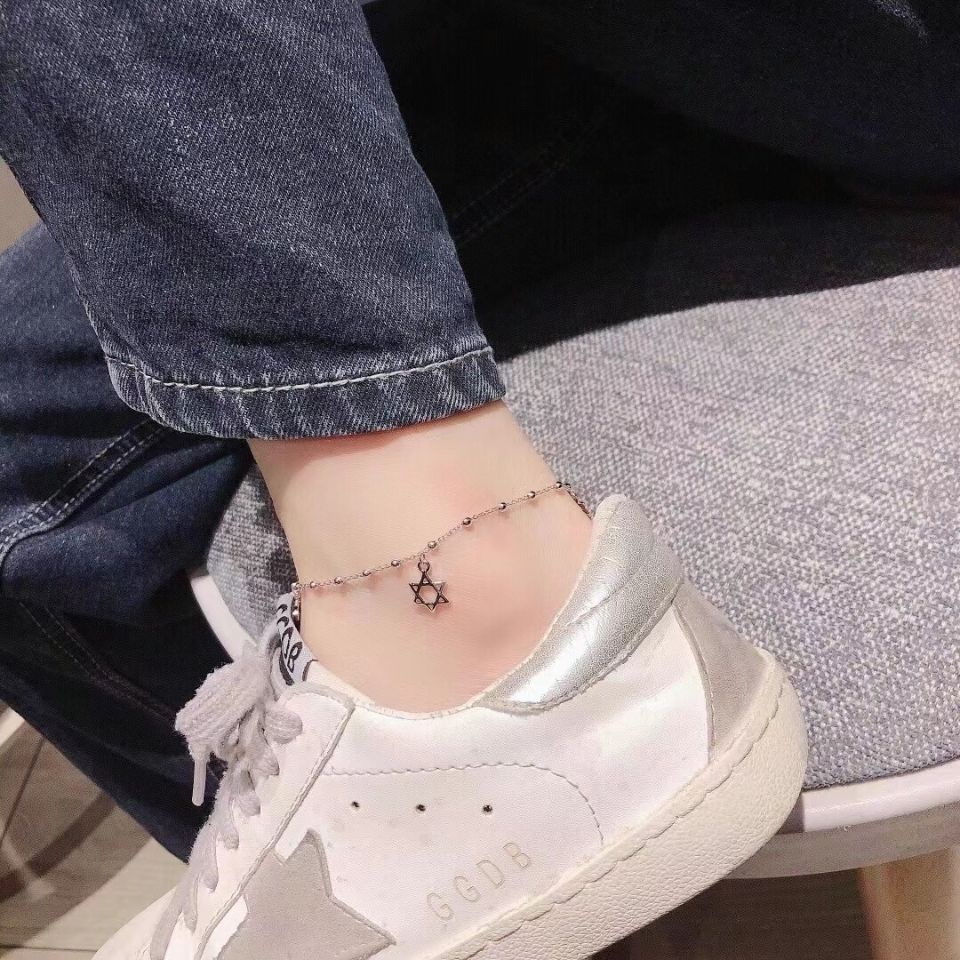 Lắc Chân Mạ Bạc 925 Phong Cách Trung Hoa Cổ Điển Thời Trang