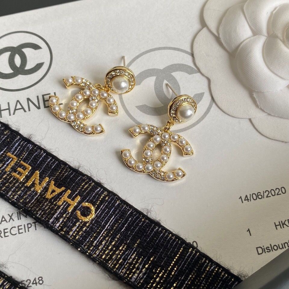 Bông Tai Mạ Bạc 925 Đính Ngọc Trai Phong Cách Retro Sang Trọng