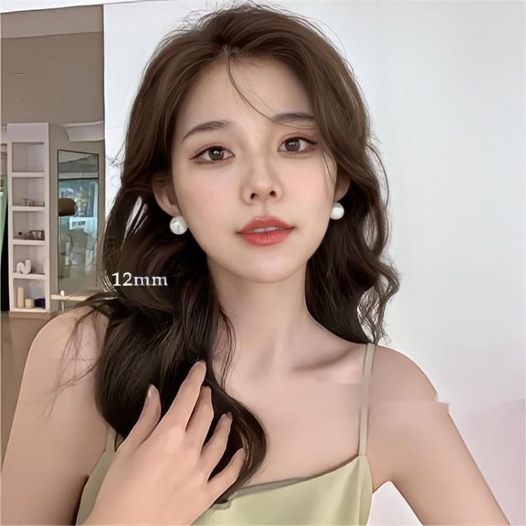 Xiaoxiang Bông Tai Ngọc Trai Bằng Bạc 925 Phong Cách Hàn Quốc Chất Lượng Cao