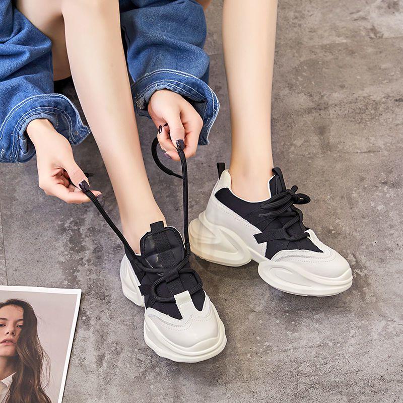 Giày Thể Thao Thời Trang Xuân Thu 2023 Phong Cách Đường Phố Mới Cho Nữ