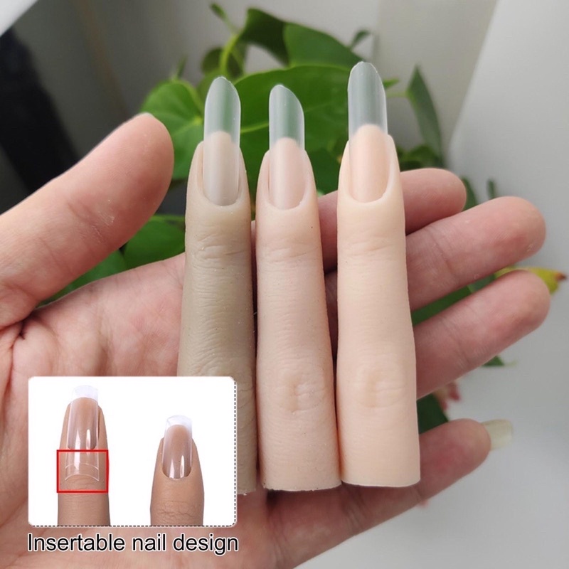 Ngón tay giả học Nail- silicon mền như tay thật