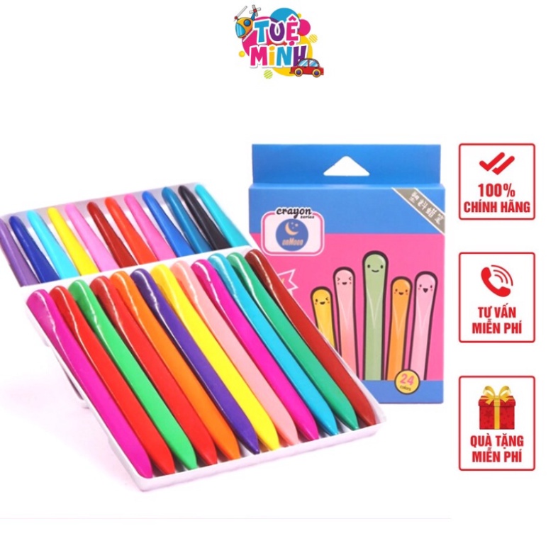 Bút màu hữu cơ bộ 12 bút và bộ 24 bút được làm hoàn toàn hữu cơ tự nhiên - Bút màu Tiện Lợi Cho Bé 12 bút và 24 Bút