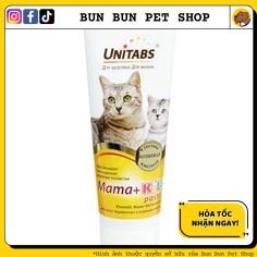 Gel vitamin mèo bầu, mèo mẹ và mèo con unitabs mama, kitty 120g cực rẻ