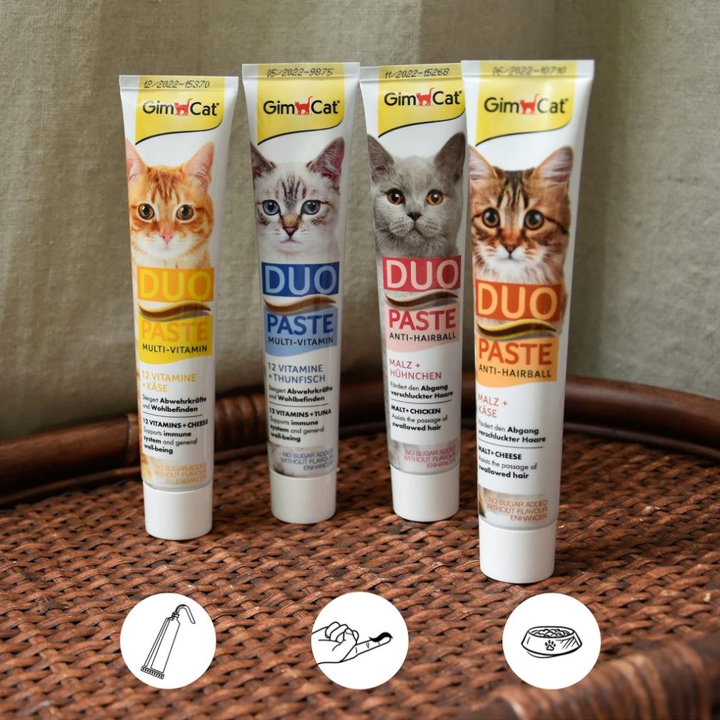 GEL TIÊU BÚI LÔNG GIMCAT MALT-SOFT PASTE EXTRA CHO MÈO, THÚC ĐẨY BÀI TIẾT BÚI LÔNG 50G GIÁ RẺ