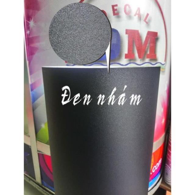 1m Decal Đen Nhám