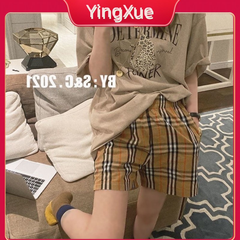 2023 Quần Short Thể Thao Ống Rộng Mỏng Lưng Cao Năm Tấc Mới Cho Nữ