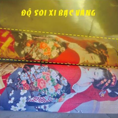 Combo 5 mét Decal Xi Bạc Bóng Gương / Xi Vàng Gương / Xi Bạc Nhôm Mờ .