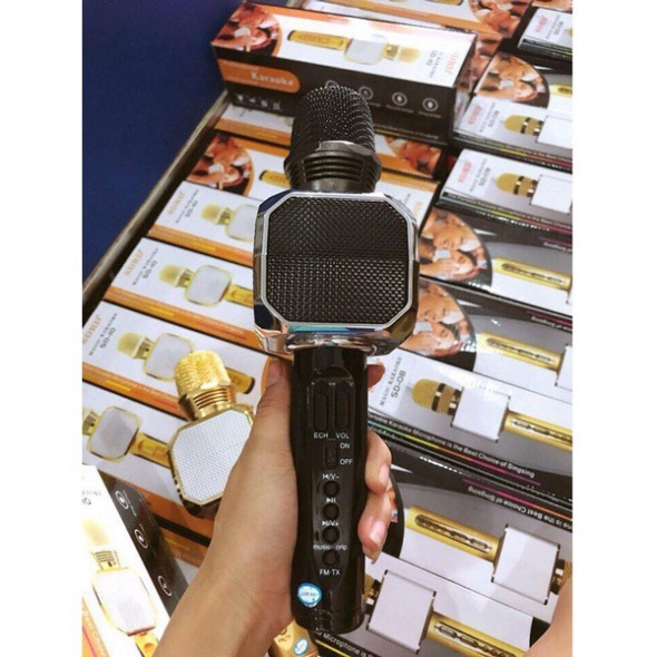 Micro Karaoke Bluetooth SD10 /X6 hút âm tốt, micro không dây hát karaoke, nâng tone, lọc âm, chống nhiễu