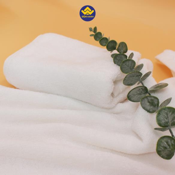 Khăn tắm, khăn gội đầu, khăn lau mặt Olympia Hotel màu trắng