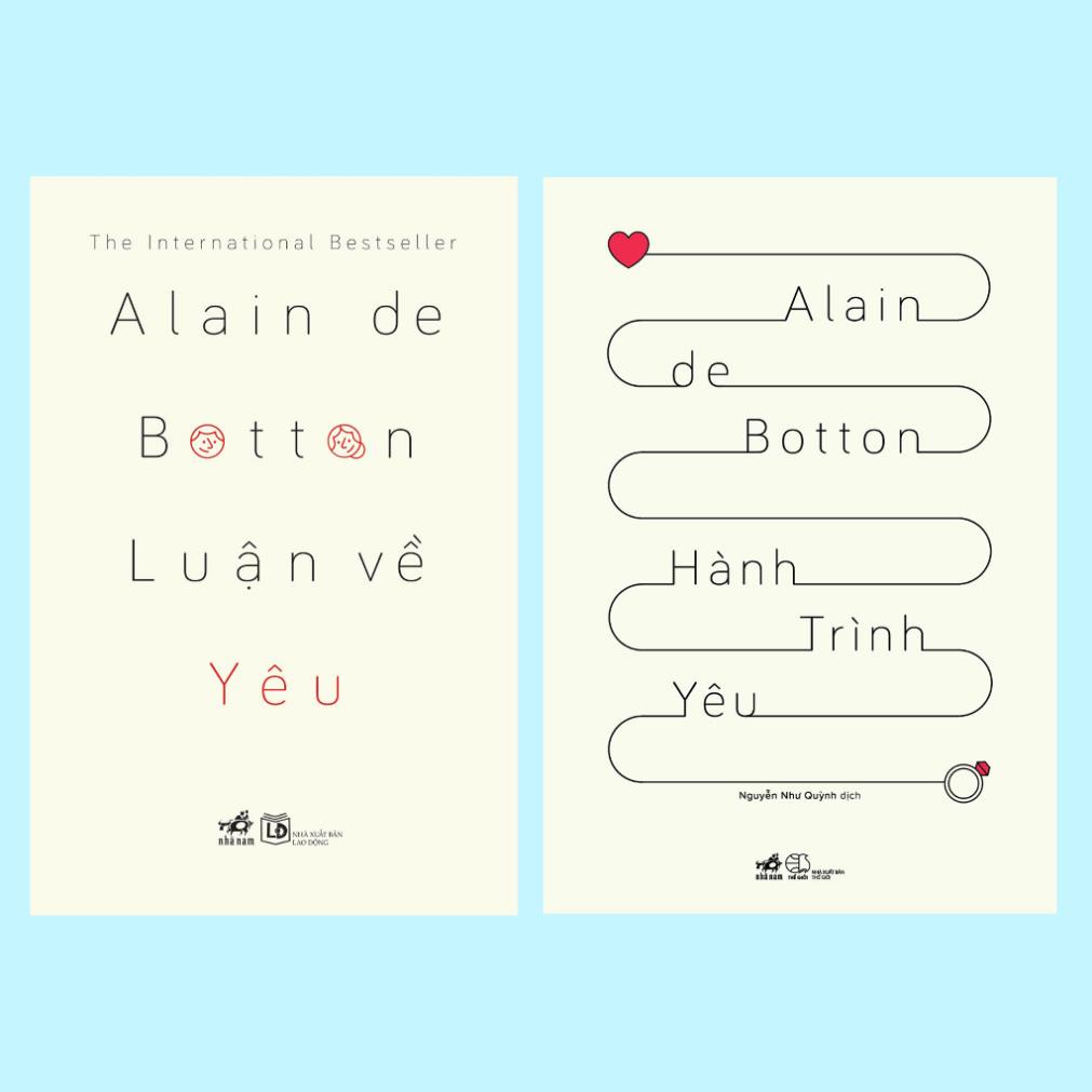 Sách - Combo Luận về yêu + Hành trình yêu (Alain de Botton) - Nhã Nam