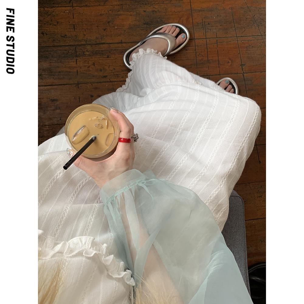 Đầm Múa Ba Lê Hai Dây Thời Trang Mùa Hè Hàn Quốc 2023