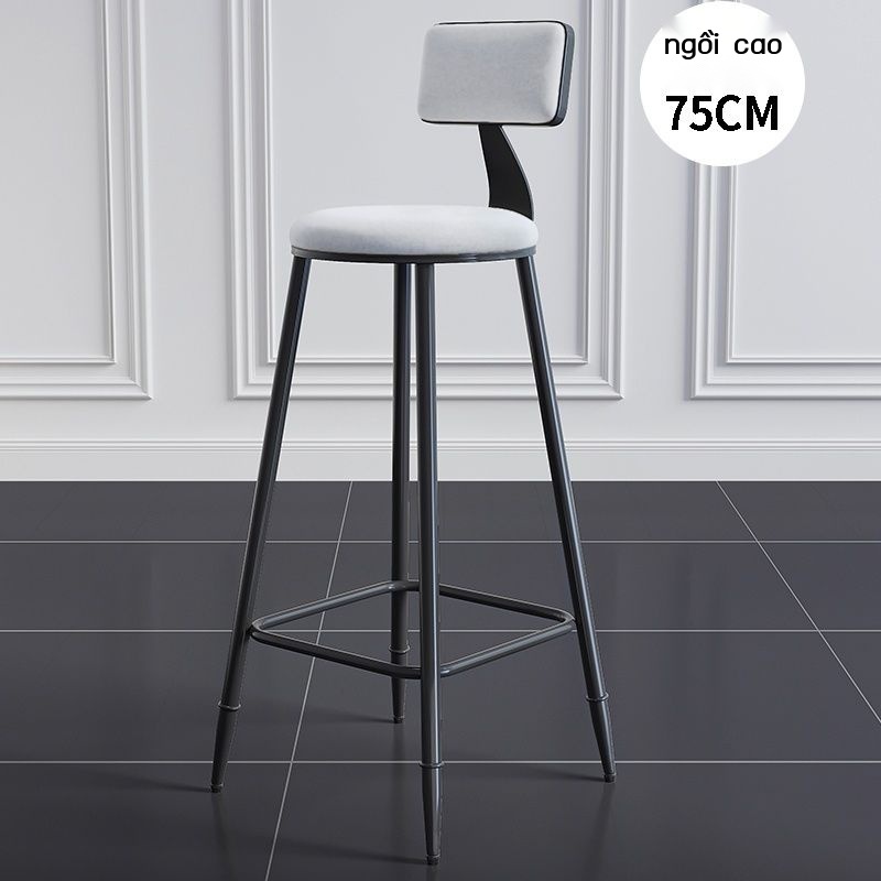 ✥✒ﺴghế quầy bar ghế cao văn phòng ghế cao đơn giản Bắc Âu
