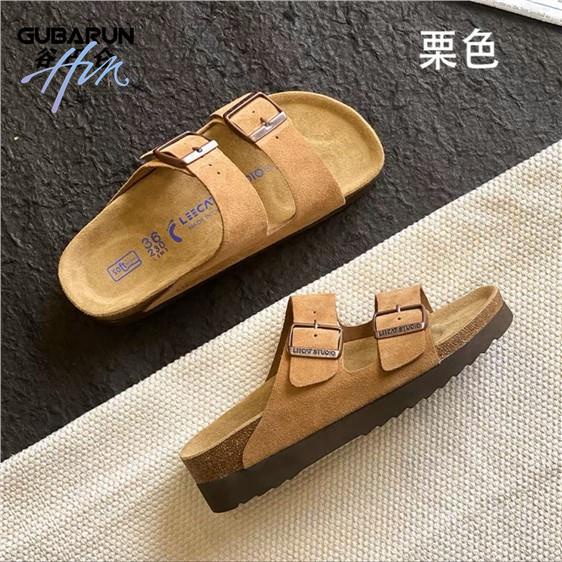 Dép Lê Birkenstock Đế Dày Tăng Chiều Cao Chống Trượt Thời Trang Mùa Hè 2023 Cho Nữ