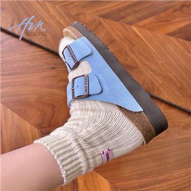 Dép Lê Birkenstock Đế Dày Tăng Chiều Cao Chống Trượt Thời Trang Mùa Hè 2023 Cho Nữ