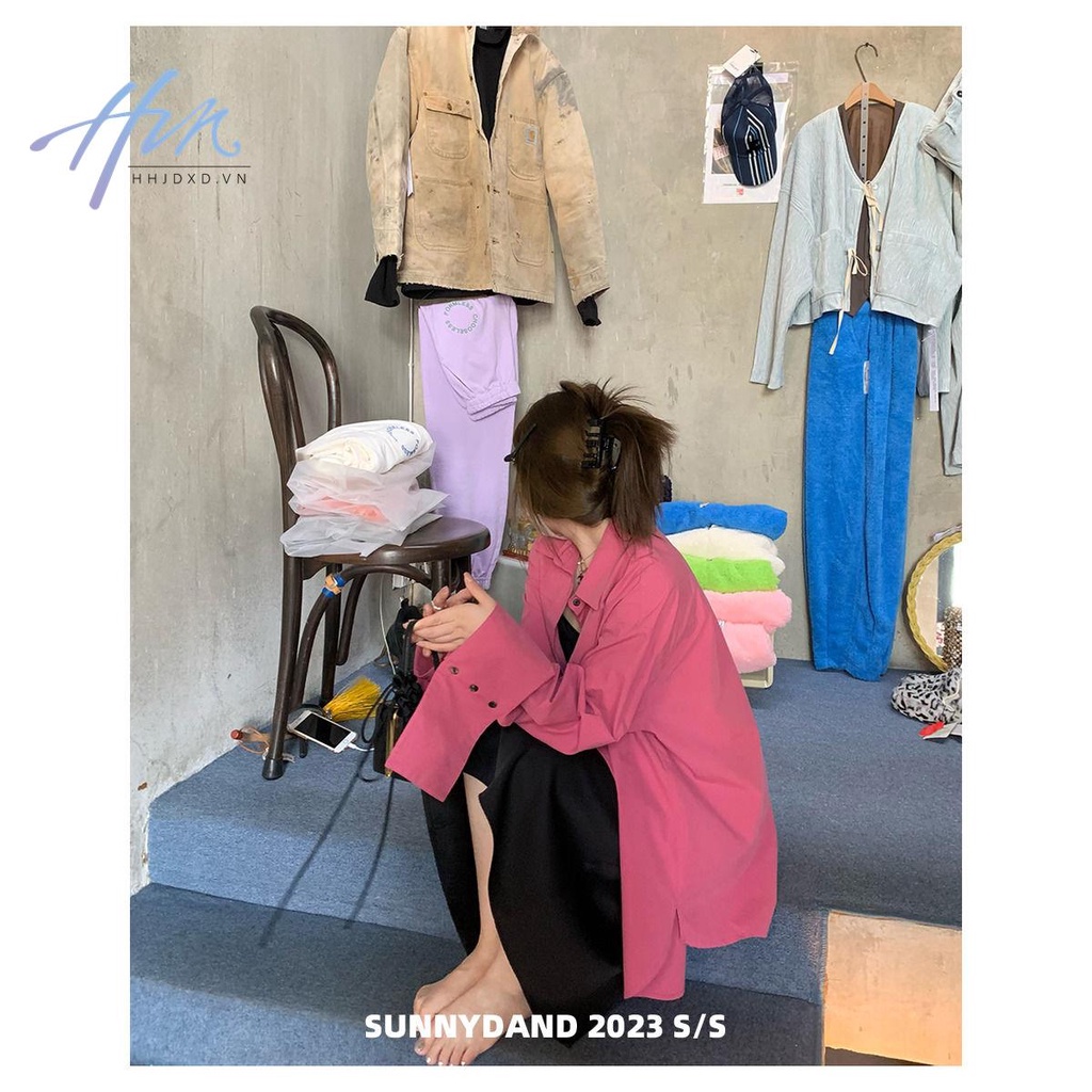 Áo Sơ Mi Kraft Thiết Kế Mới 2023 Phong Cách Hàn Quốc Cổ Điển Cho Nữ