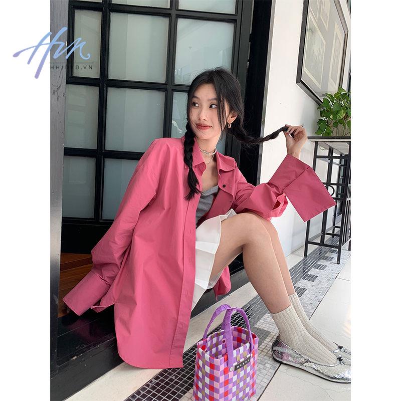 Áo Sơ Mi Kraft Thiết Kế Mới 2023 Phong Cách Hàn Quốc Cổ Điển Cho Nữ