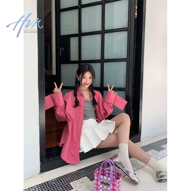 Áo Sơ Mi Kraft Thiết Kế Mới 2023 Phong Cách Hàn Quốc Cổ Điển Cho Nữ