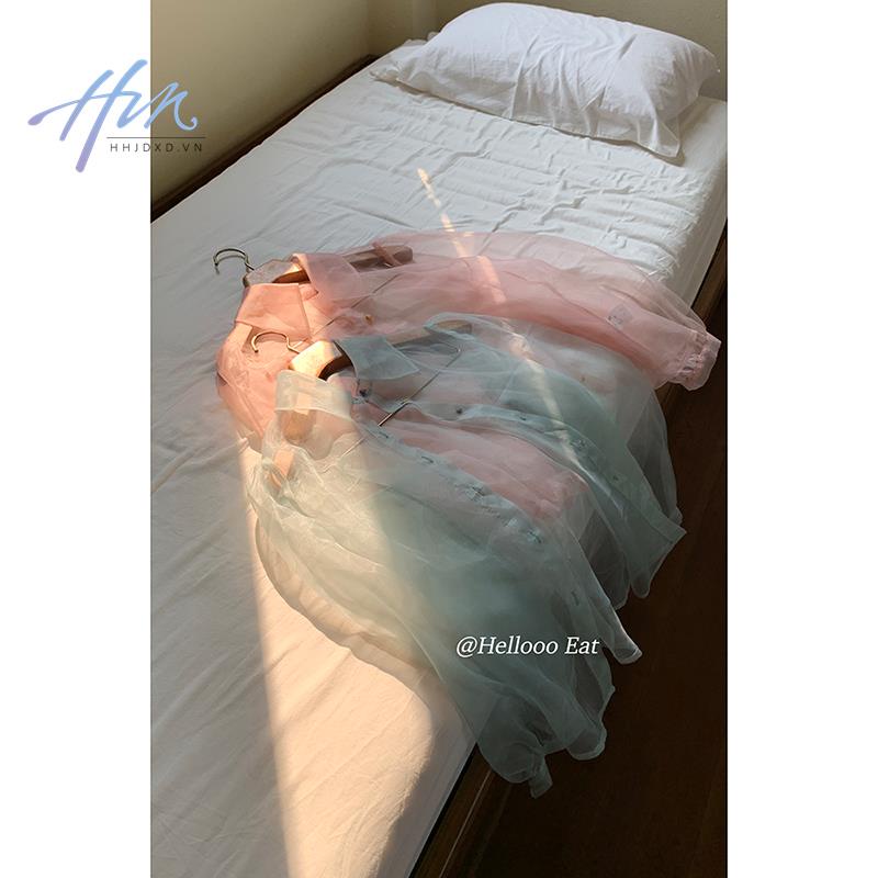 Áo Sơ Mi Dài Tay Phong Cách Hàn Quốc Thời Trang Mùa Hè Mới 2023