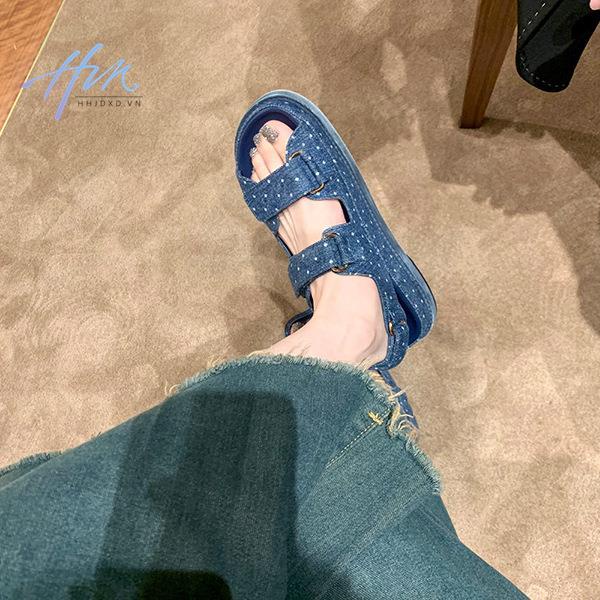 Giày Sandal Thể Thao Hở Ngón Đế Dày Thời Trang Mùa Hè Cho Nữ
