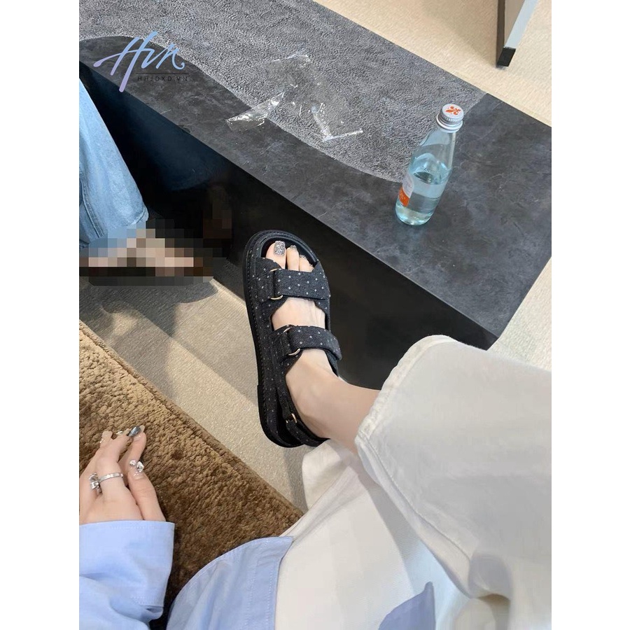 Giày Sandal Thể Thao Hở Ngón Đế Dày Thời Trang Mùa Hè Cho Nữ