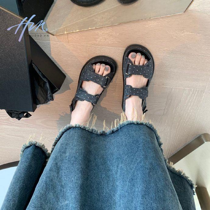 Giày Sandal Thể Thao Hở Ngón Đế Dày Thời Trang Mùa Hè Cho Nữ