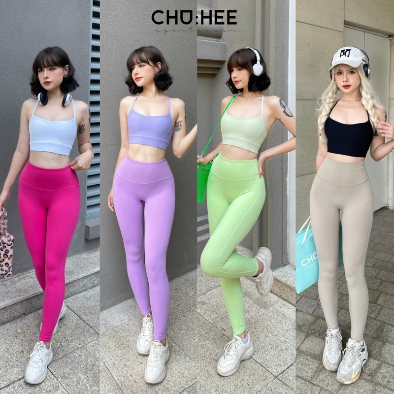 YERIN SET đồ tâph Gym/Yoga/Pilates thể thao co dãn cao, thấm hút mồ hôi tốt, trendy, hack dáng CHUHEE