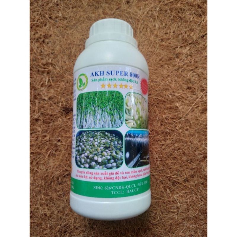 CHẾ PHẨM NANO AKH SUPER 500ML CHUYÊN DÙNG LÀM GIÁ ĐỖ, RAU MẦM