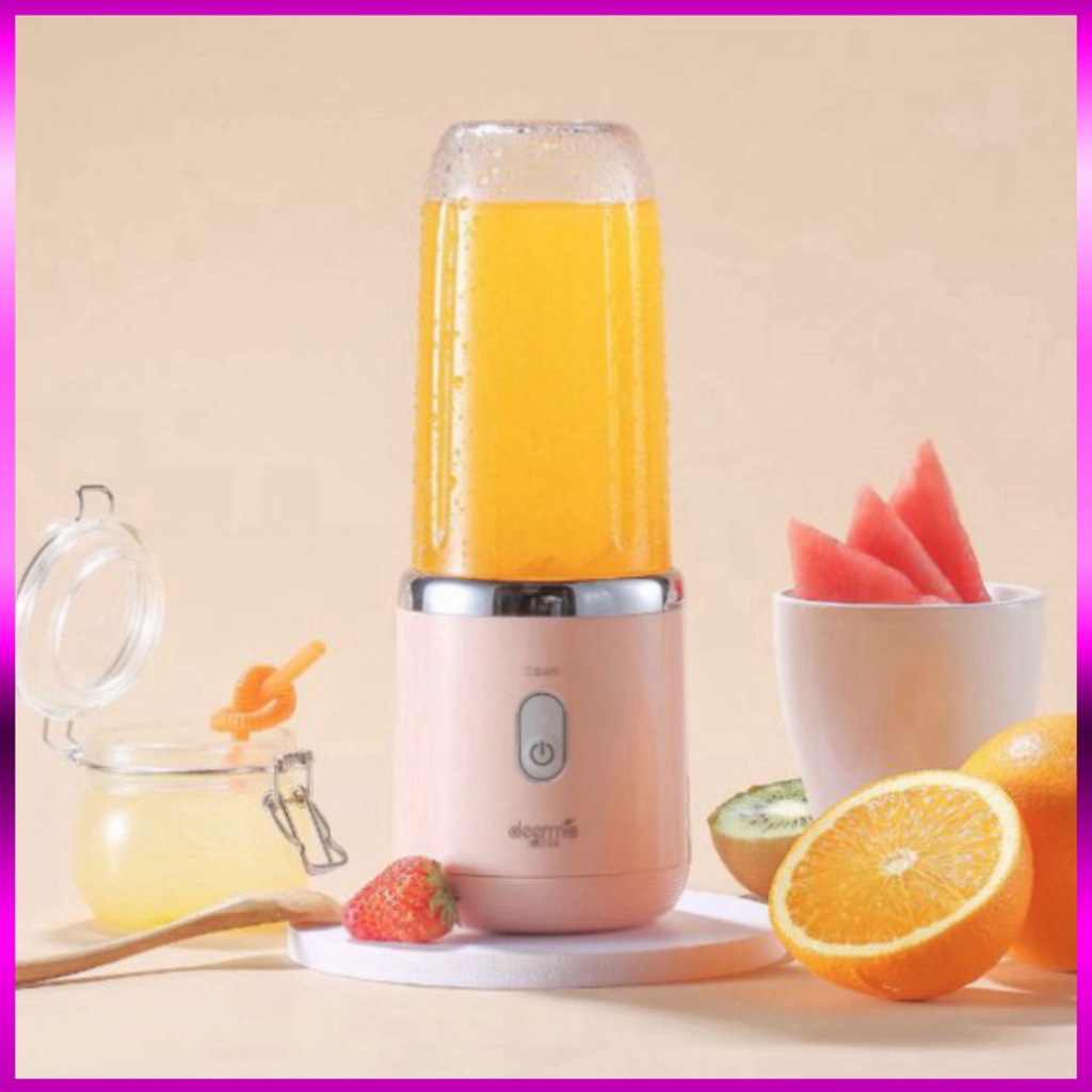 Máy Xay Sinh Tố Cầm Tay Mini - Máy Xay Hoa Qủa Đa Năng Sạc Pin Tích Điện 300ml chat