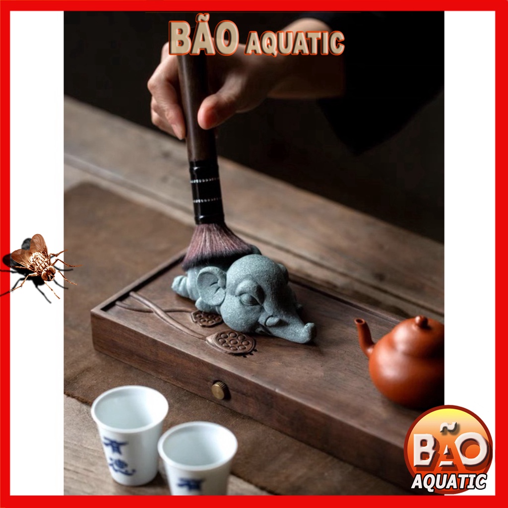 Tượng THÚ CƯNG Đá Sa Thạch trang trí bàn làm việc, bàn trà, bể cá, quà tặng ý nghĩa