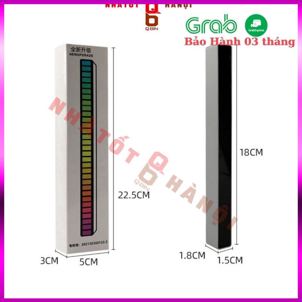 Thanh đèn led rgb nháy theo nhạc 16 TRIỆU MÀU điều khiển bằng cảm biến âm thanh siêu nhạy đèn trang trí decor phòng chat | BigBuy360 - bigbuy360.vn